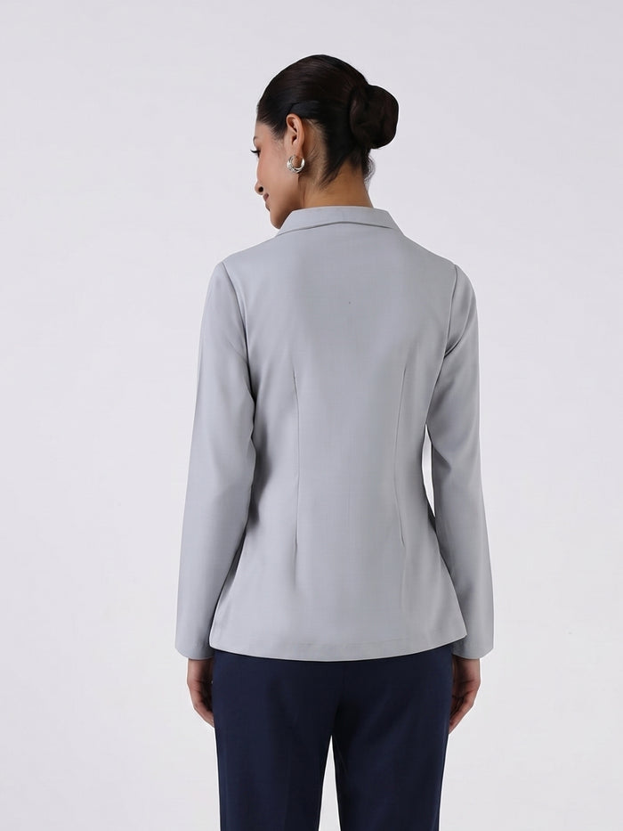 Women Silver Dust Grey Top