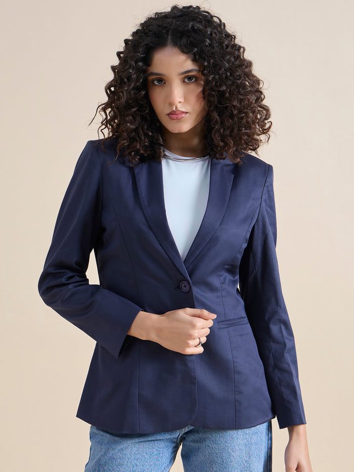Women Single-Breasted Formal Blazer