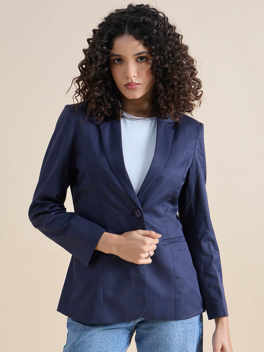 Women Single-Breasted Formal Blazer