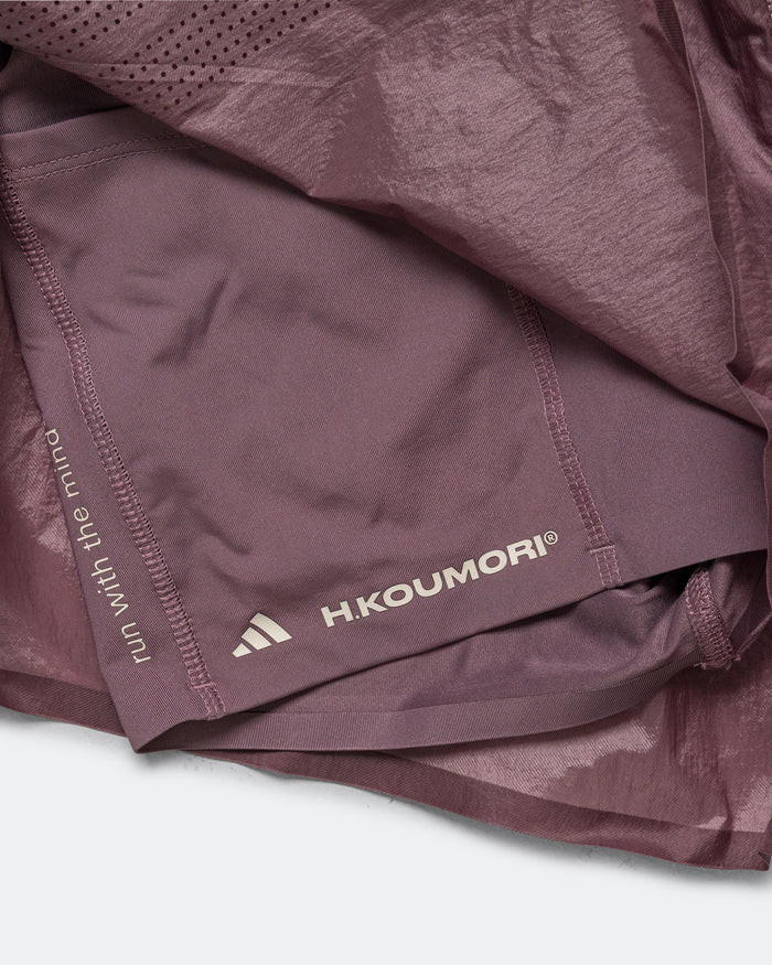 Womens Adi365 Running 2-in-1 Shorts x Hermanos Koumori - Shadow Fig