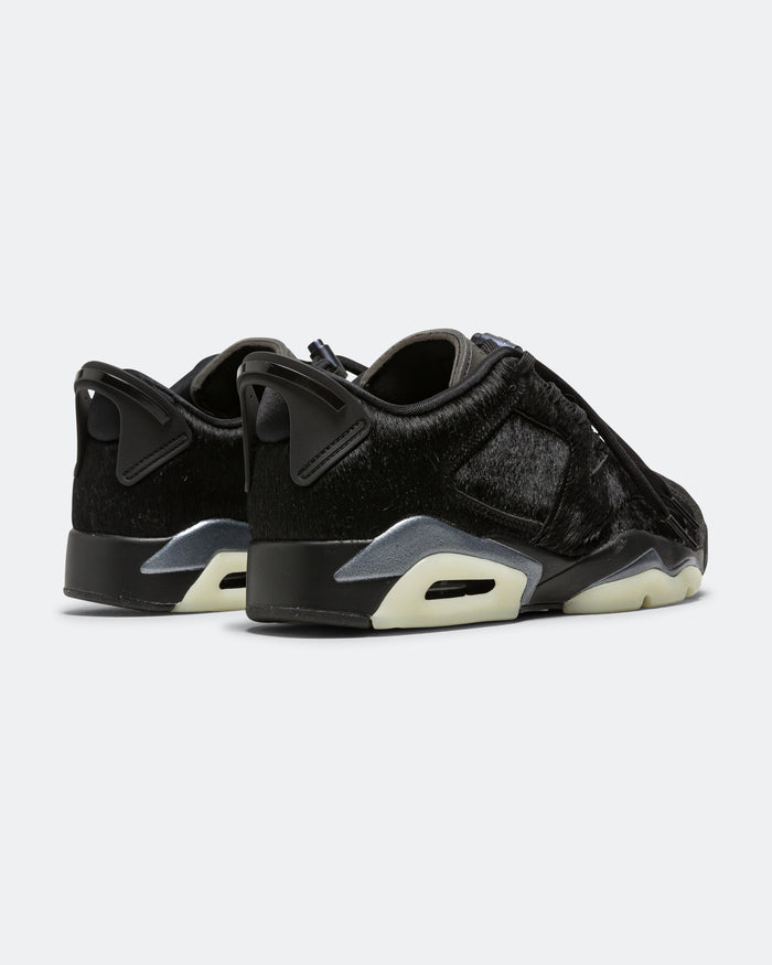 Womens Air Jordan 6 Low - Black/Black