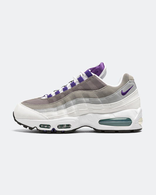 Womens Air Max 95 OG - White/Court Purple-Emerald Green