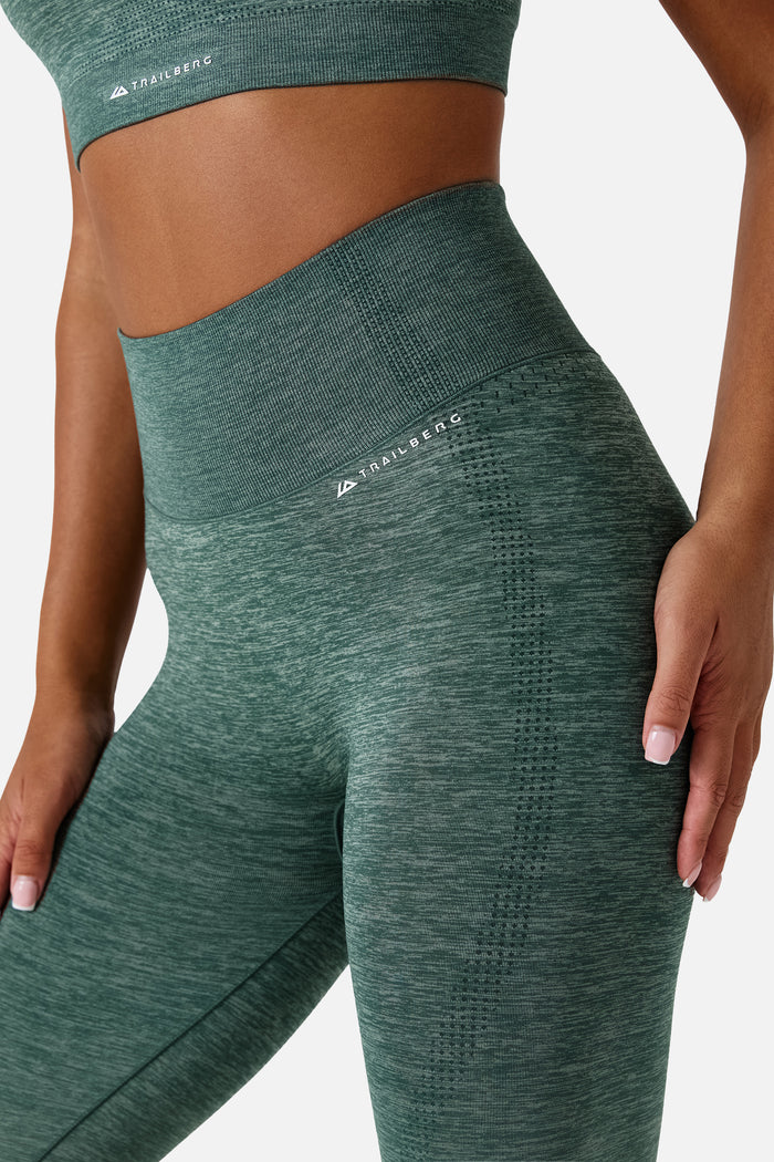 Womens Evocurve Seamless Jacket Set - Aloe Frost