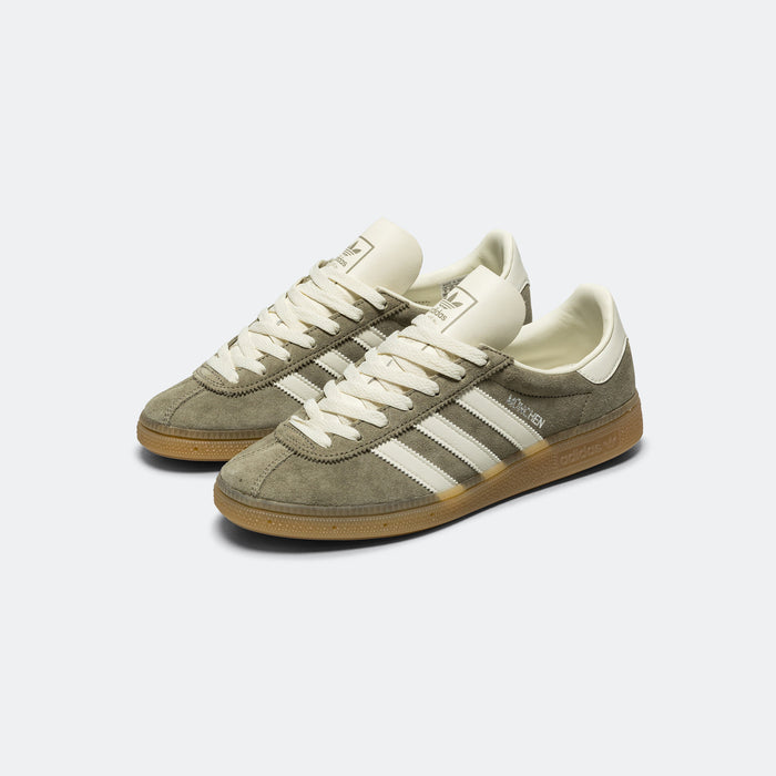 Womens Muenchen - Silver Pebble/Off White-Silver Metallic