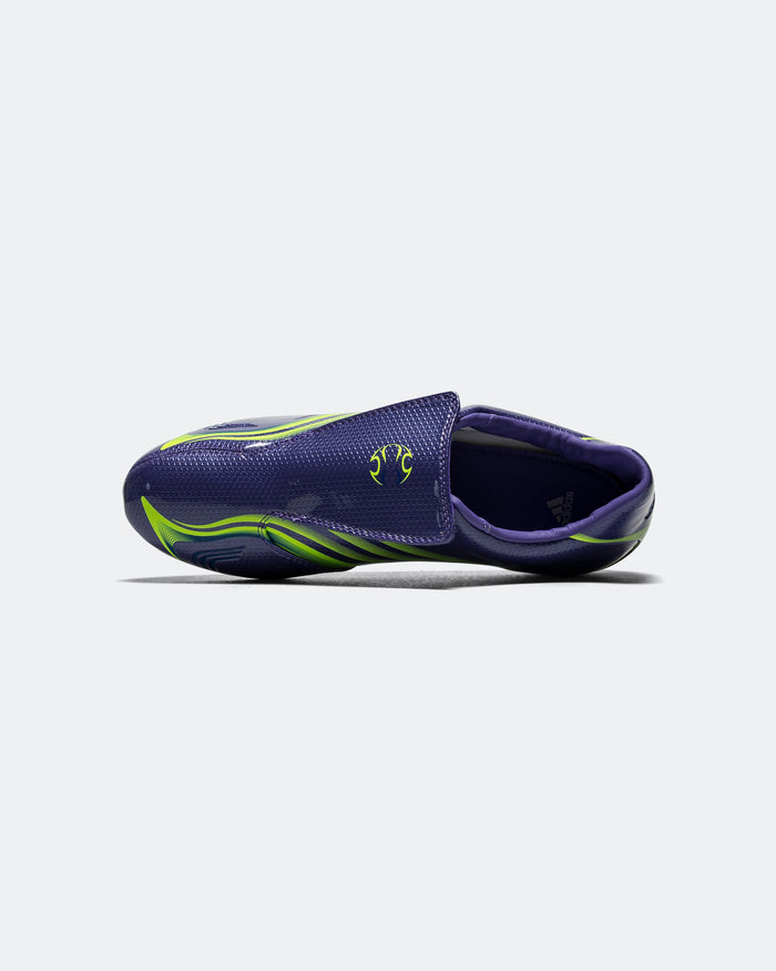 Womens Taekwondo F50 - Purple Rush/Lucid Lemon-Royal Blue
