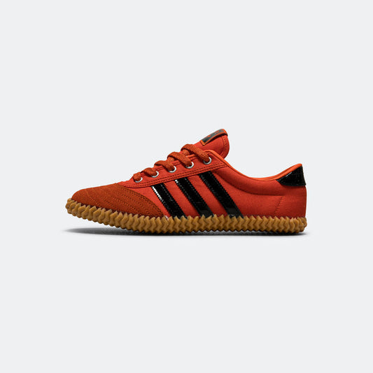 Womens Volley Plimsole - Collegiate Orange/Core Black-Gum 1
