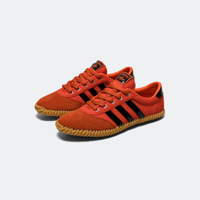 Womens Volley Plimsole - Collegiate Orange/Core Black-Gum 1