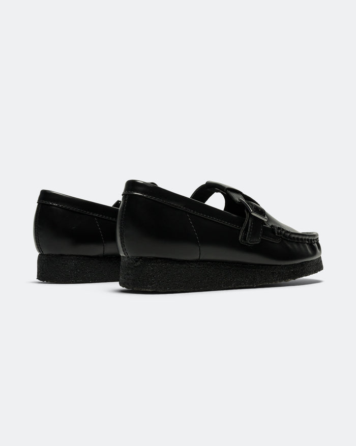 Womens Wallabee T Bar - Black Leather