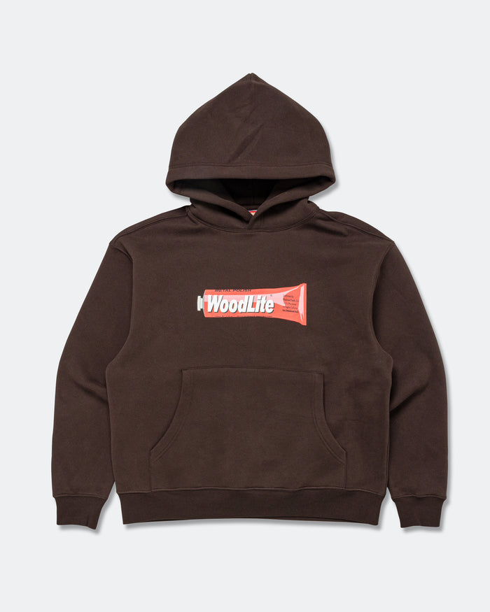 Woodlite Hooded Sweatshirt - Brown