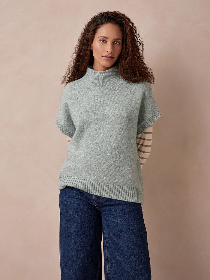 Woolly Funnel Neck Top