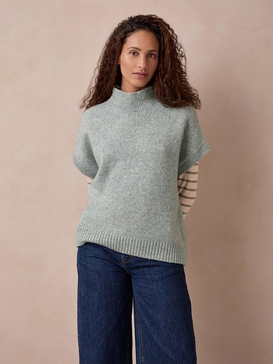 Woolly Funnel Neck Top