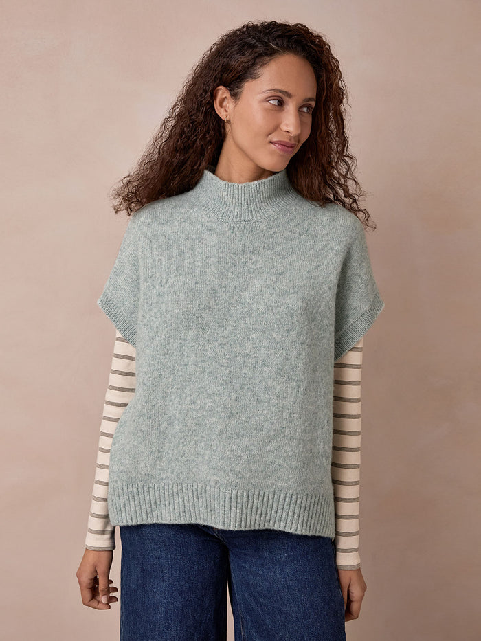 Woolly Funnel Neck Top