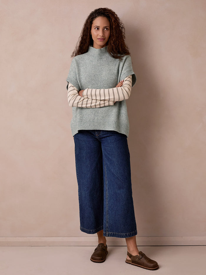 Woolly Funnel Neck Top