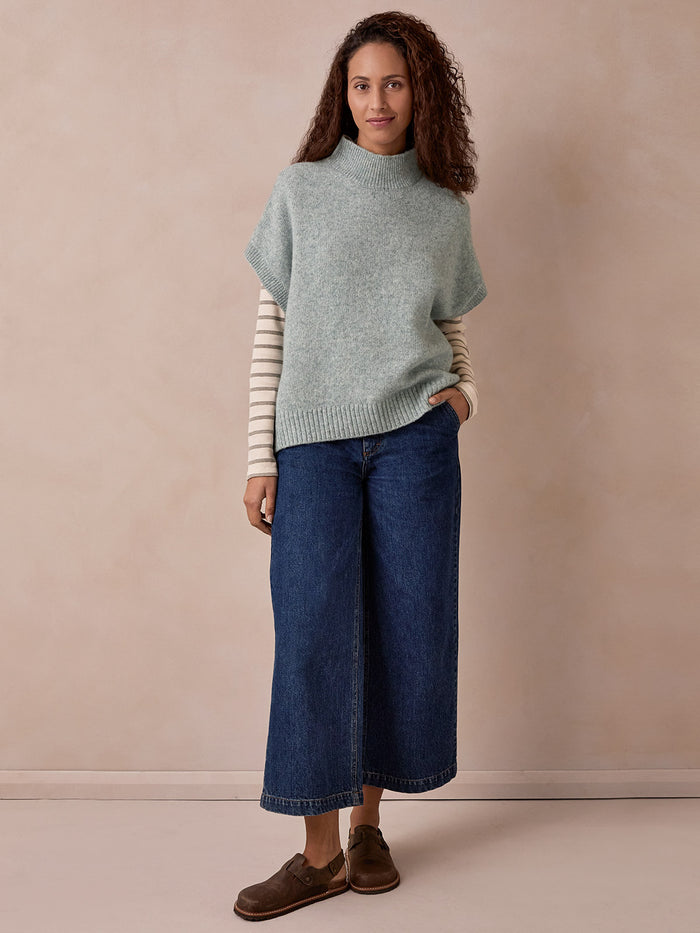 Woolly Funnel Neck Top