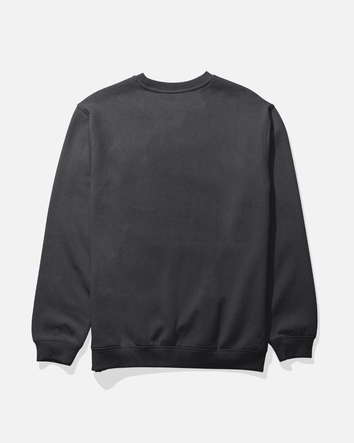 Worn In Crew Fleece - Black