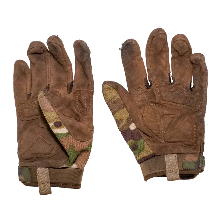 WTactful Multi Camo Gloves - Large - Film Production Used - Gloves