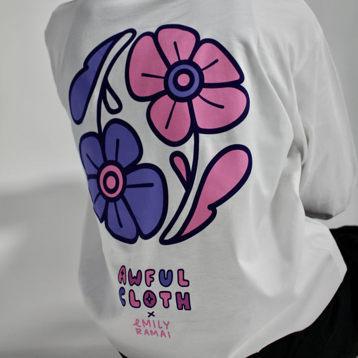 Yin & Yang Flowers Tee x Emily Ramai Kim
