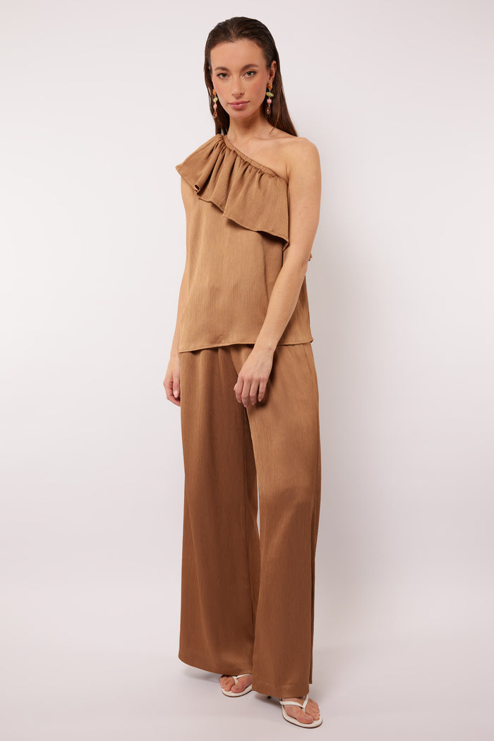 Zoelle Wide Leg Pants (Bronze)