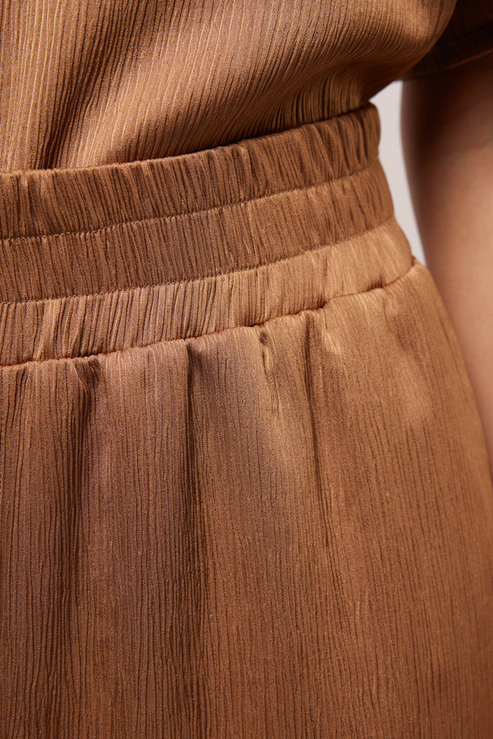 Zoelle Wide Leg Pants (Bronze)